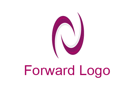 two swooshes forming letter N logo