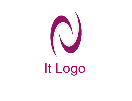 two swooshes forming letter N logo