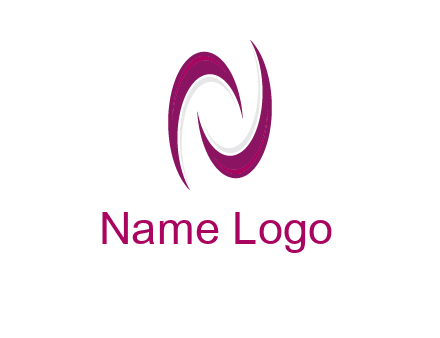 two swooshes forming letter N logo
