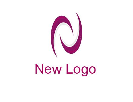 two swooshes forming letter N logo