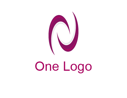 two swooshes forming letter N logo