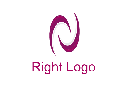 two swooshes forming letter N logo
