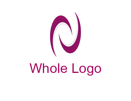 two swooshes forming letter N logo