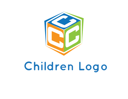 Letters CCC in a cube logo