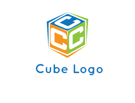 Letters CCC in a cube logo