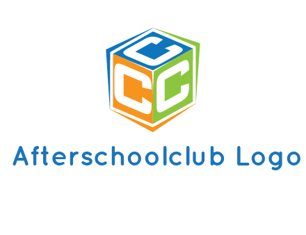 Letters CCC in a cube logo