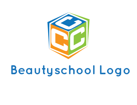 Letters CCC in a cube logo