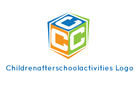 Letters CCC in a cube logo