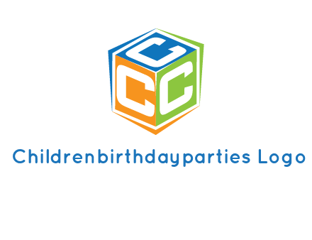 Letters CCC in a cube logo