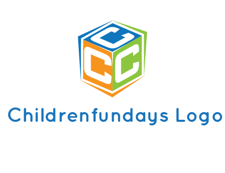 Letters CCC in a cube logo