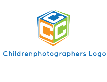 Letters CCC in a cube logo