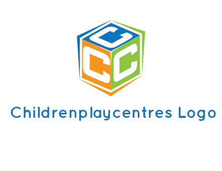 Letters CCC in a cube logo
