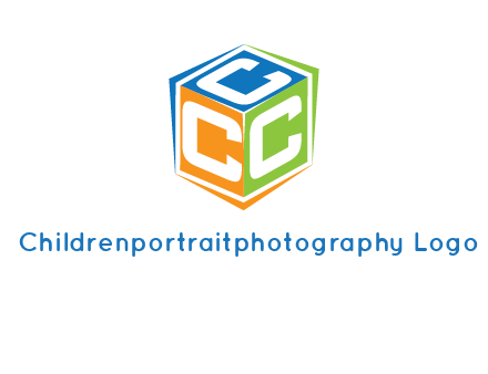 Letters CCC in a cube logo
