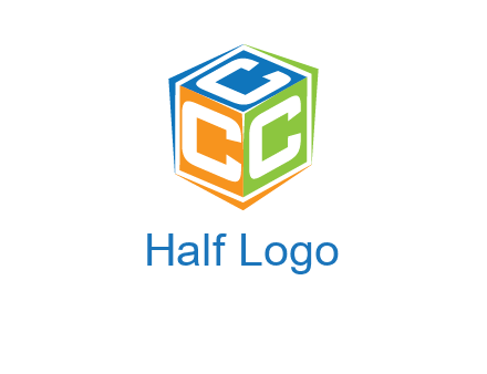Letters CCC in a cube logo