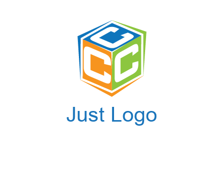 Letters CCC in a cube logo