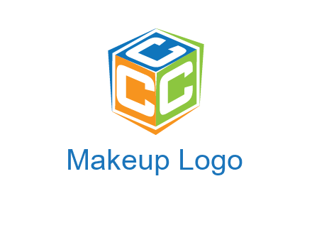 Letters CCC in a cube logo