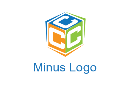 Letters CCC in a cube logo