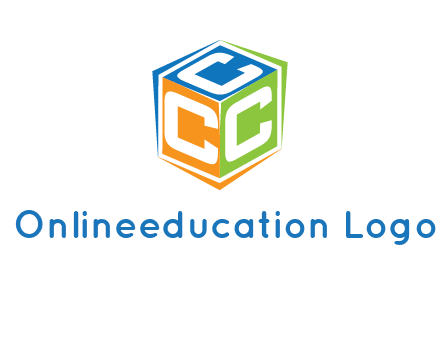 Letters CCC in a cube logo
