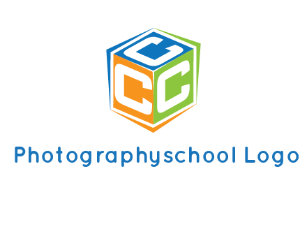 Letters CCC in a cube logo