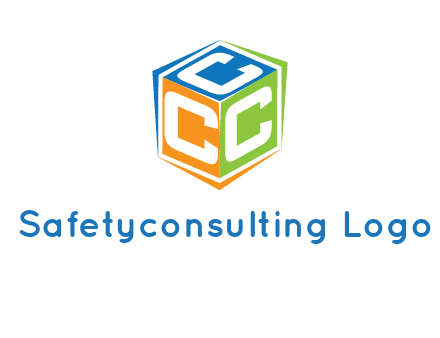 Letters CCC in a cube logo