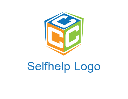 Letters CCC in a cube logo