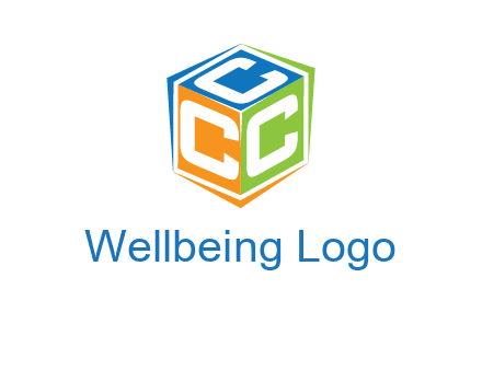 Letters CCC in a cube logo
