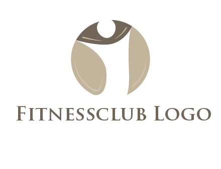energetic person stretching in a circle icon