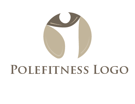energetic person stretching in a circle icon