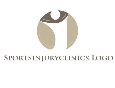 energetic person stretching in a circle icon