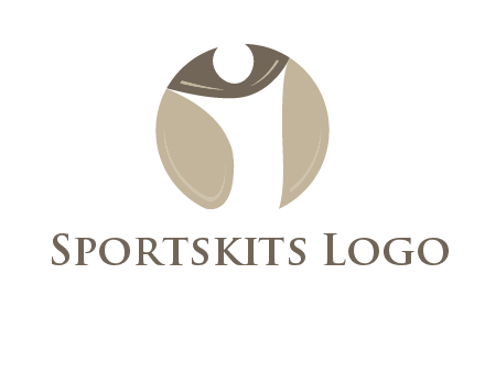 energetic person stretching in a circle icon