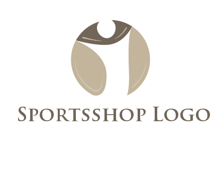 energetic person stretching in a circle icon