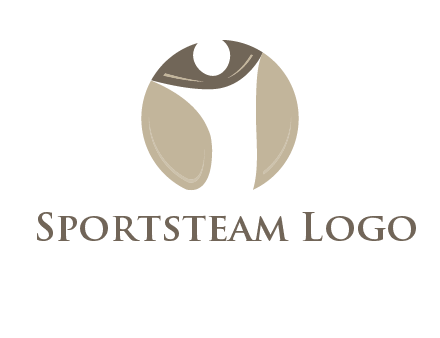 energetic person stretching in a circle icon