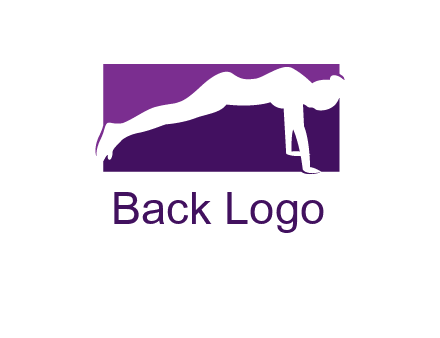 women doing push ups icon