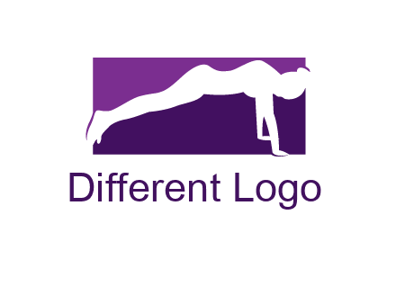 women doing push ups icon