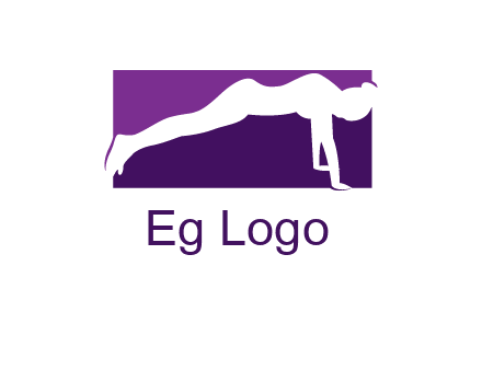 women doing push ups icon