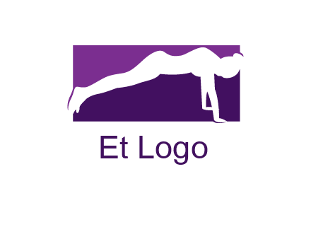 women doing push ups icon