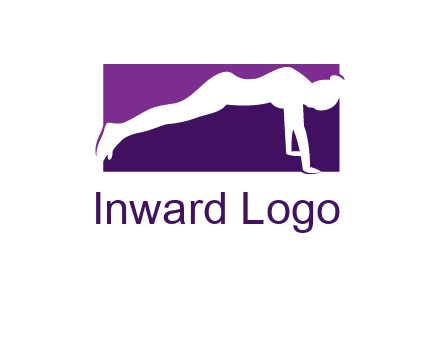 women doing push ups icon