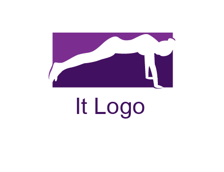 women doing push ups icon