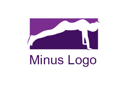women doing push ups icon
