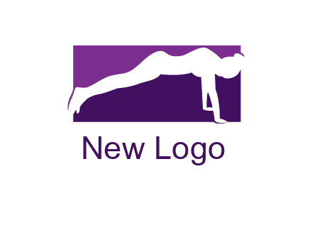 women doing push ups icon