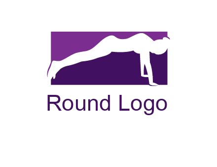women doing push ups icon