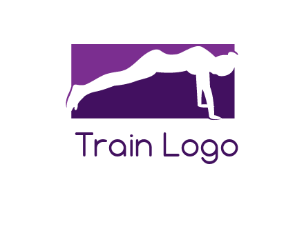 women doing push ups icon