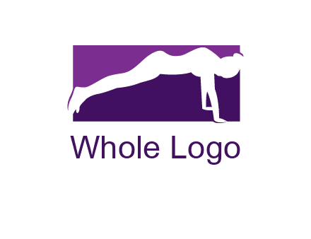 women doing push ups icon
