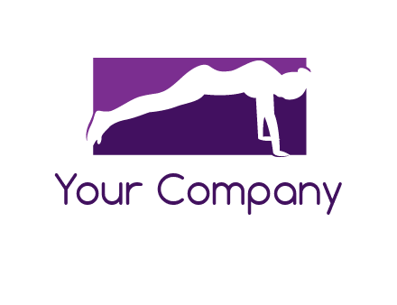 women doing push ups icon