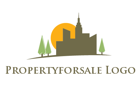 sun with city logo