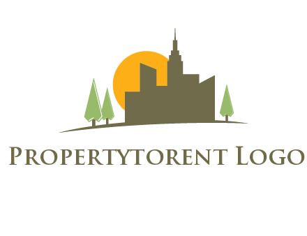 sun with city logo
