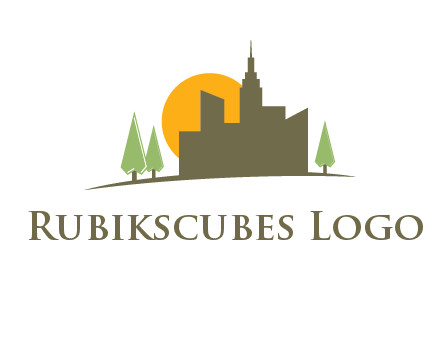 sun with city logo