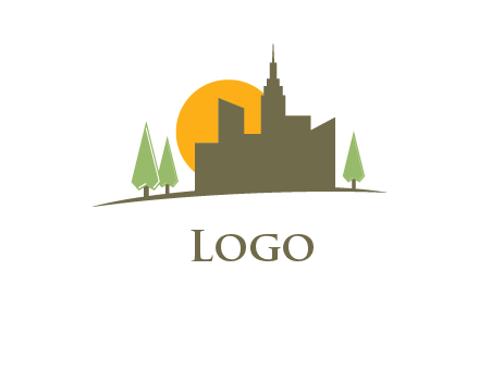 sun with city logo