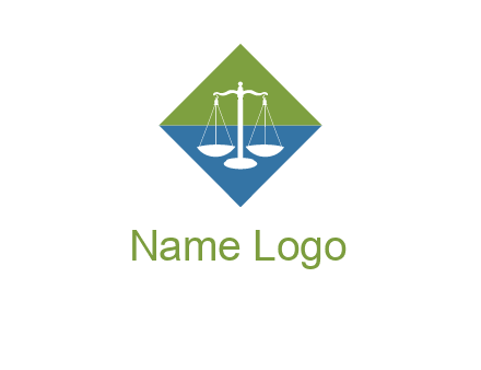 scale in square logo