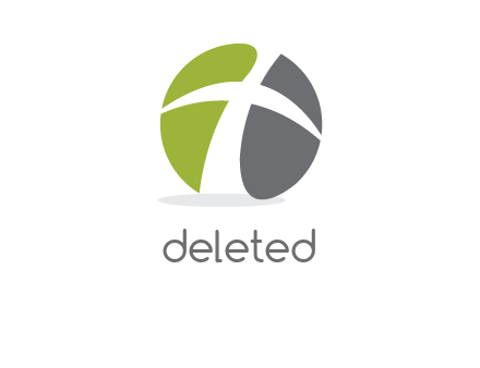 cross in a circle logo